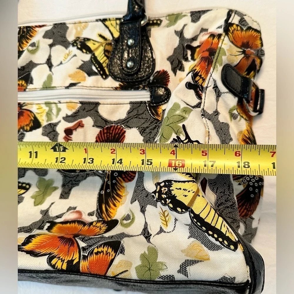 Beautiful Butterfly Overnight Travel Carpet Bag Unique Tapestry Feel